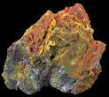 Bright Orange Wulfenite Crystals on Matrix - Rowley Mine, AZ #49373-1